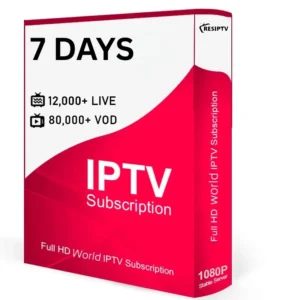 7 Days IPTV Subscription