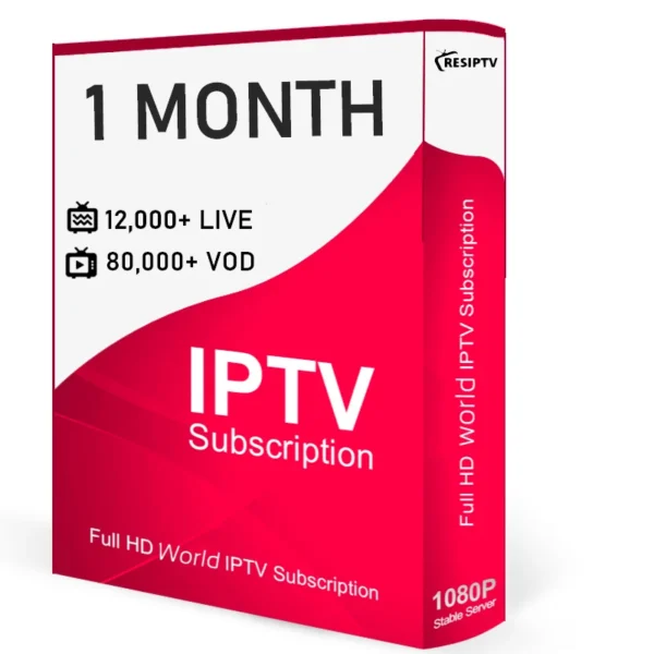 1 Month IPTV Subscription