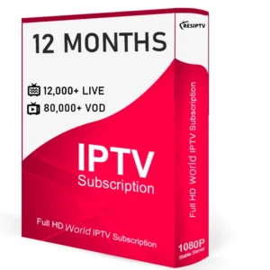 12 Months IPTV Subscription