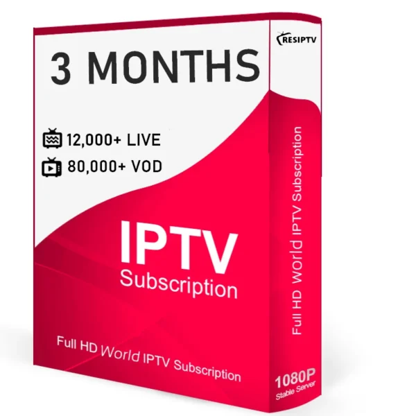 3 Months IPTV Subscription