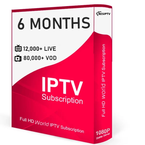 6 Months IPTV Subscription